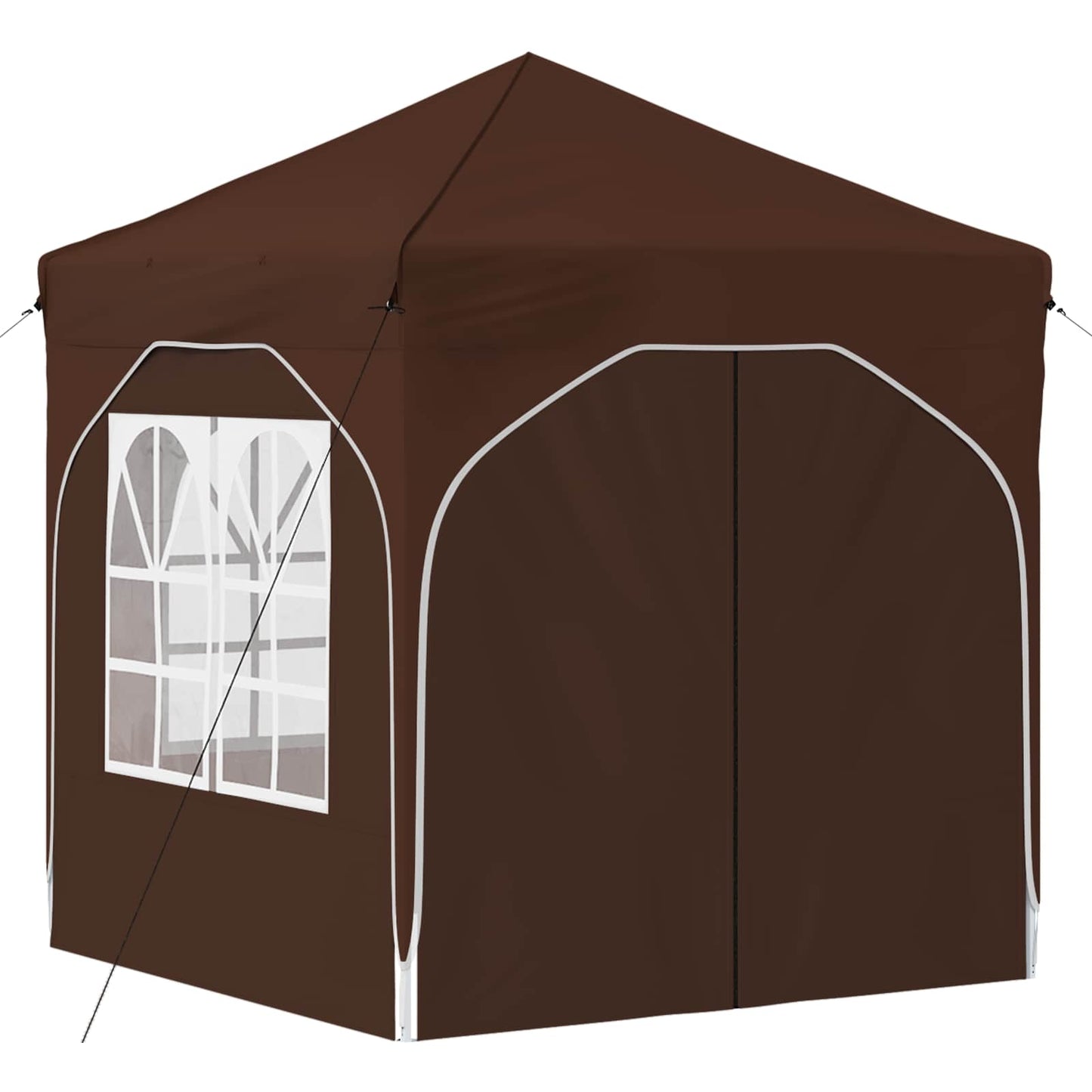 Pop-up Festtelt 192 x 192 x 245 cm Brun
