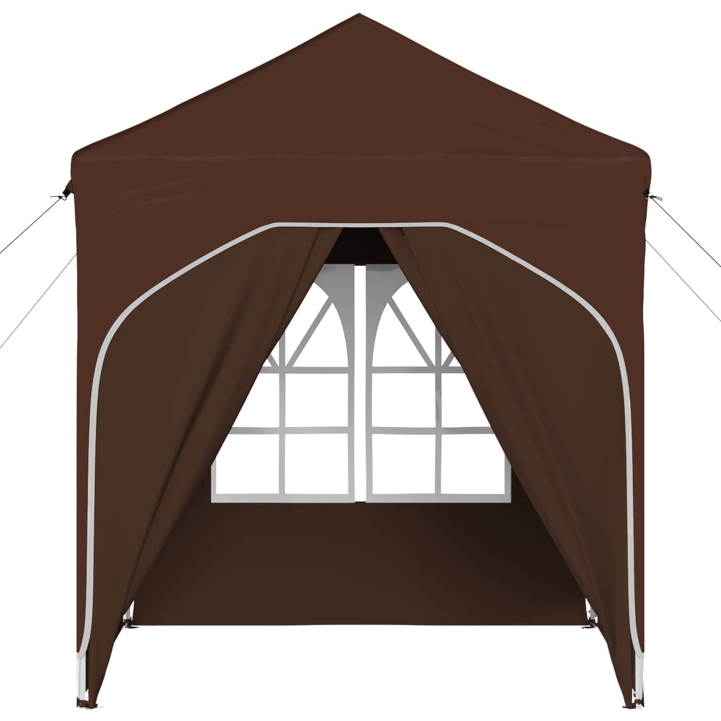 Pop-up Festtelt 192 x 192 x 245 cm Brun