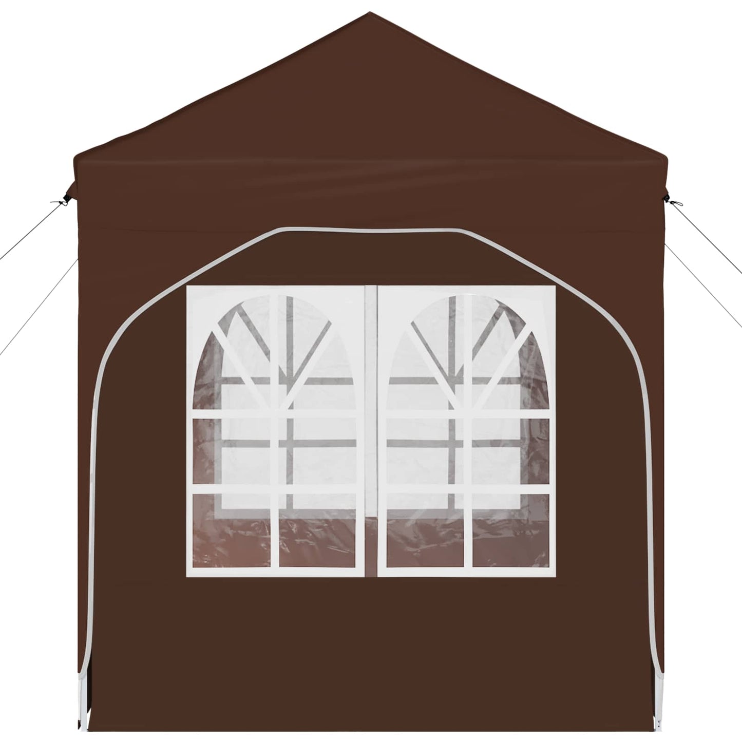 Pop-up Festtelt 192 x 192 x 245 cm Brun