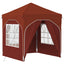 Pop-up Festtelt 192 x 192 x 245 cm Terrakotta