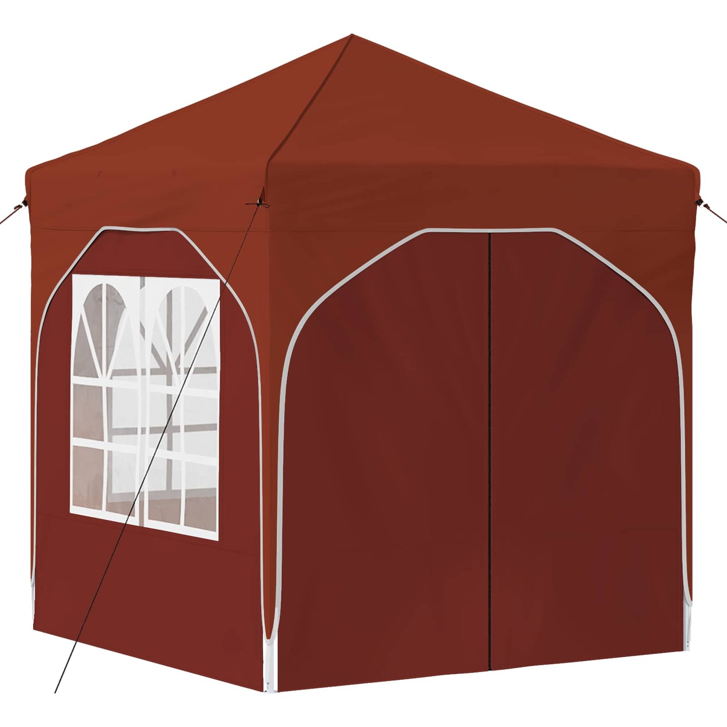 Pop-up Festtelt 192 x 192 x 245 cm Terrakotta