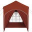 Pop-up Festtelt 192 x 192 x 245 cm Terrakotta