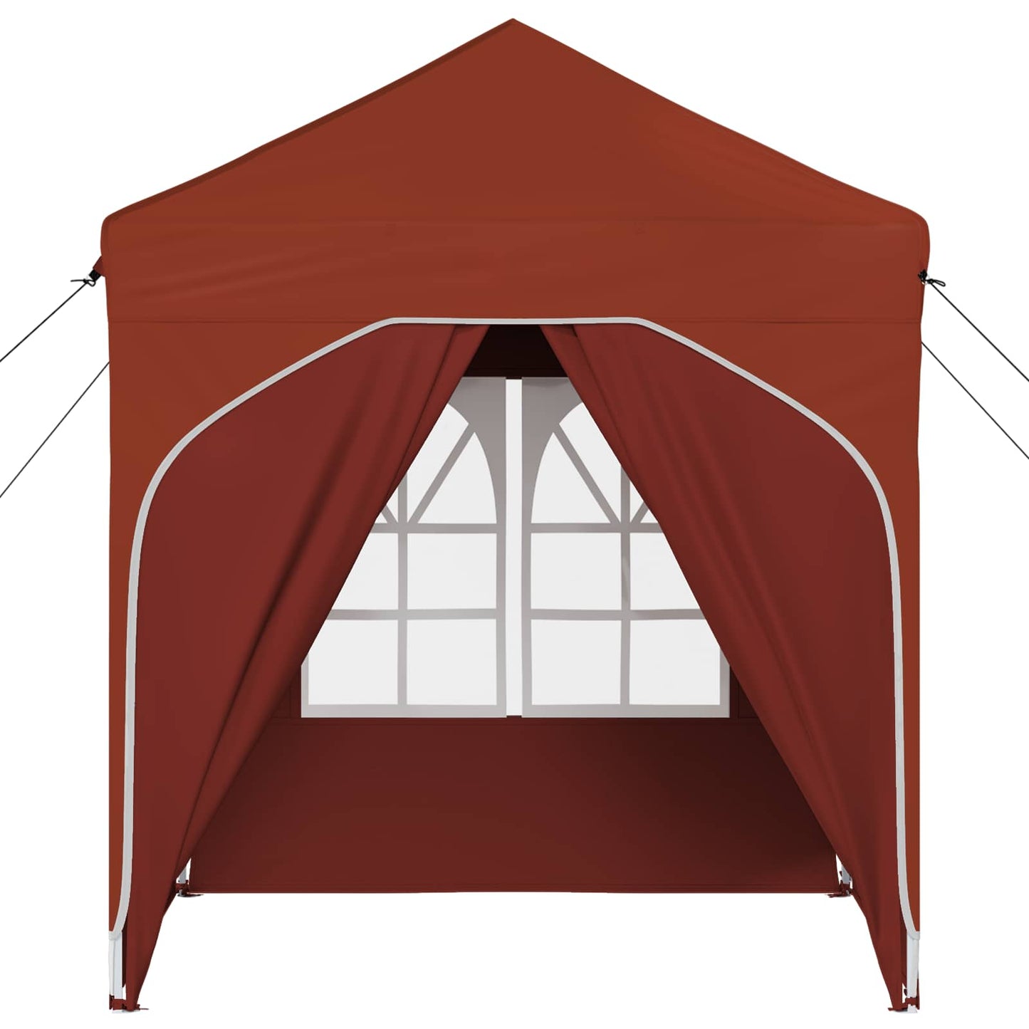 Pop-up Festtelt 192 x 192 x 245 cm Terrakotta