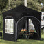 Pop-up Festtelt 192 x 192 x 245 cm Sort