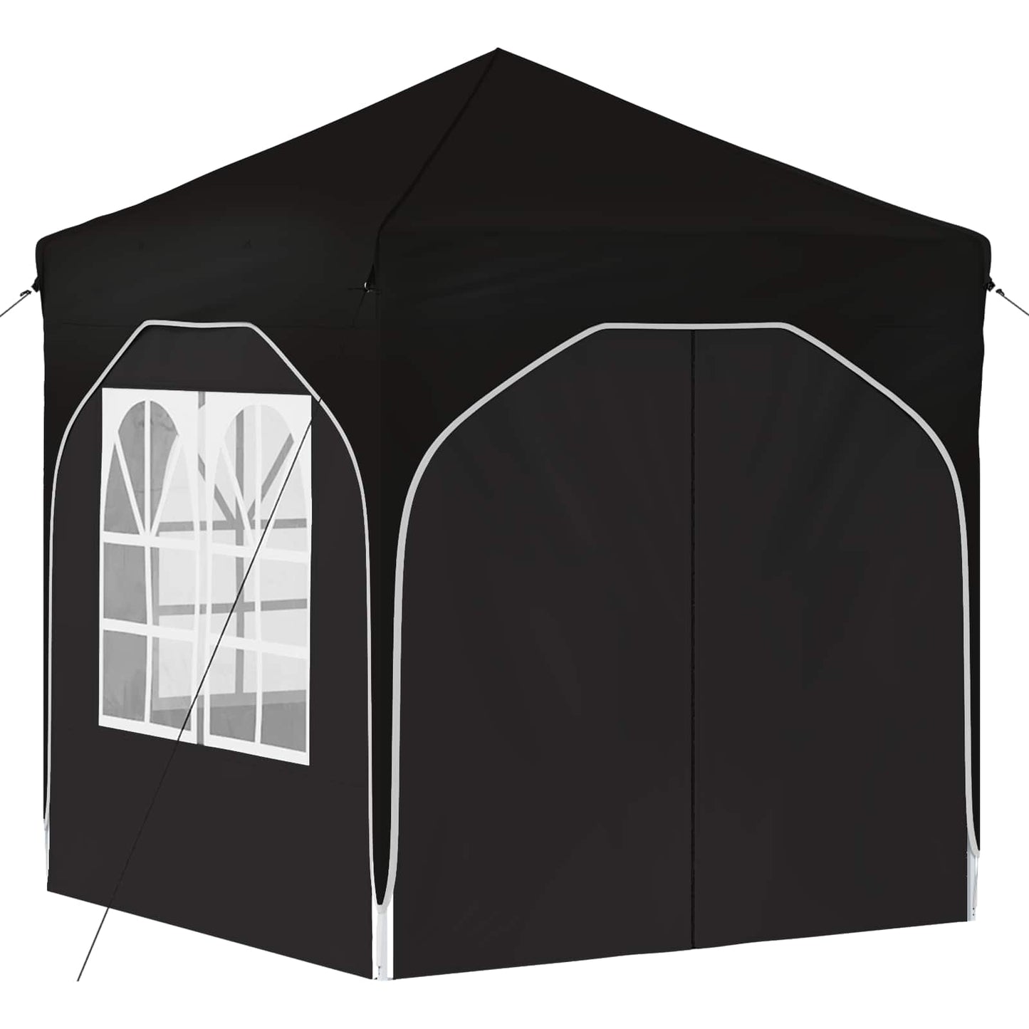 Pop-up Festtelt 192 x 192 x 245 cm Sort