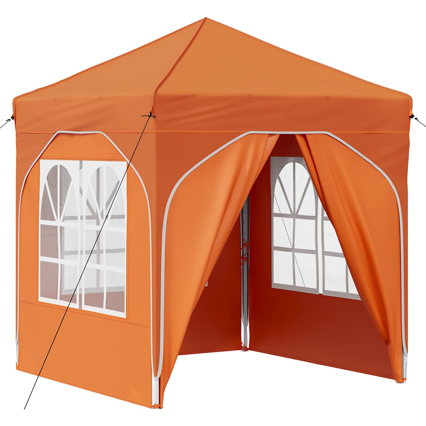 Pop-up Festtelt 192 x 192 x 245 cm Orange