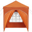 Pop-up Festtelt 192 x 192 x 245 cm Orange