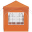 Pop-up Festtelt 192 x 192 x 245 cm Orange