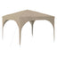 Pop-up Festtelt 290 x 290 x 245 cm Cremefarvet
