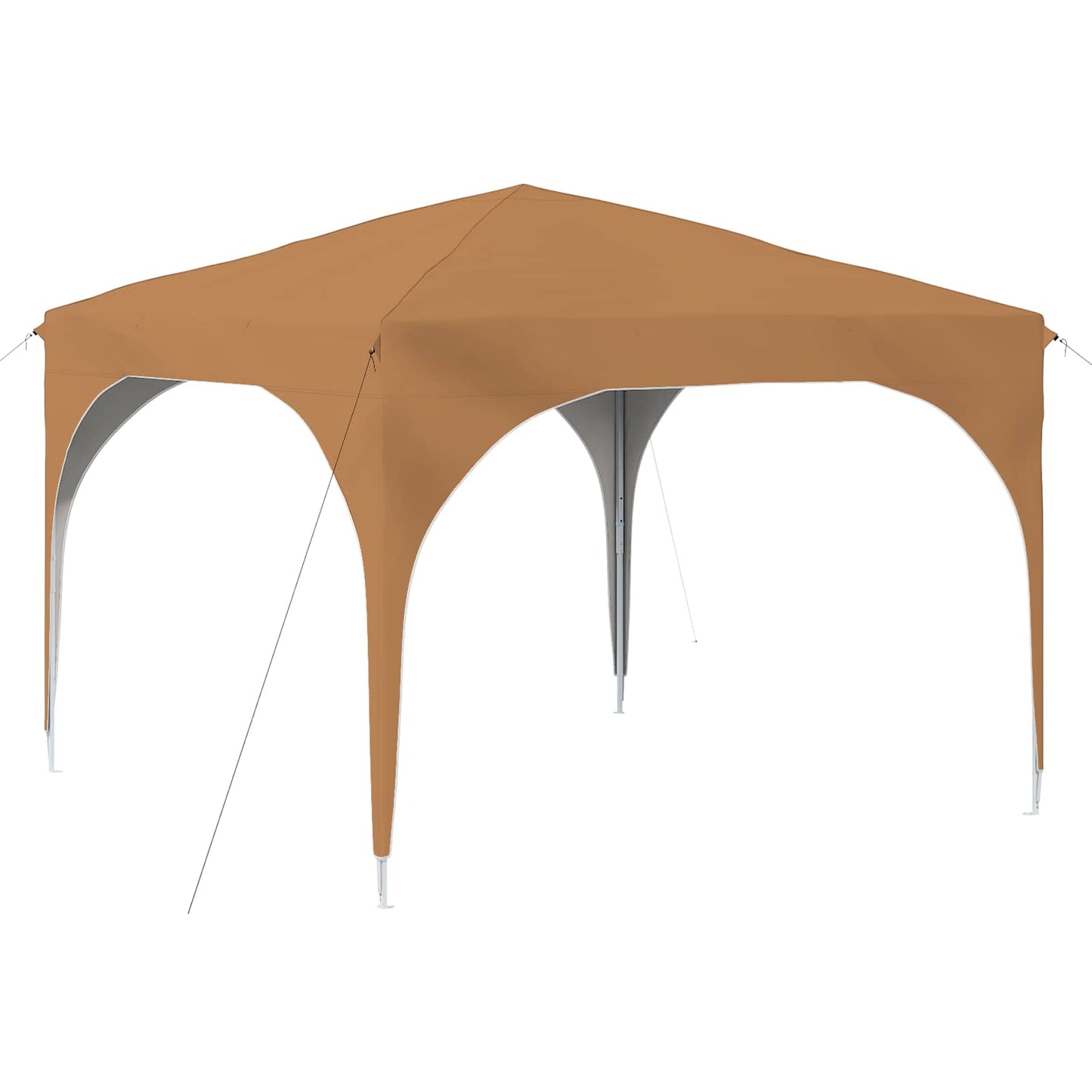 Pop-up Festtelt 290 x 290 x 245 cm Beige
