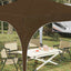 Pop-up Festtelt 290 x 290 x 245 cm Gråbrun