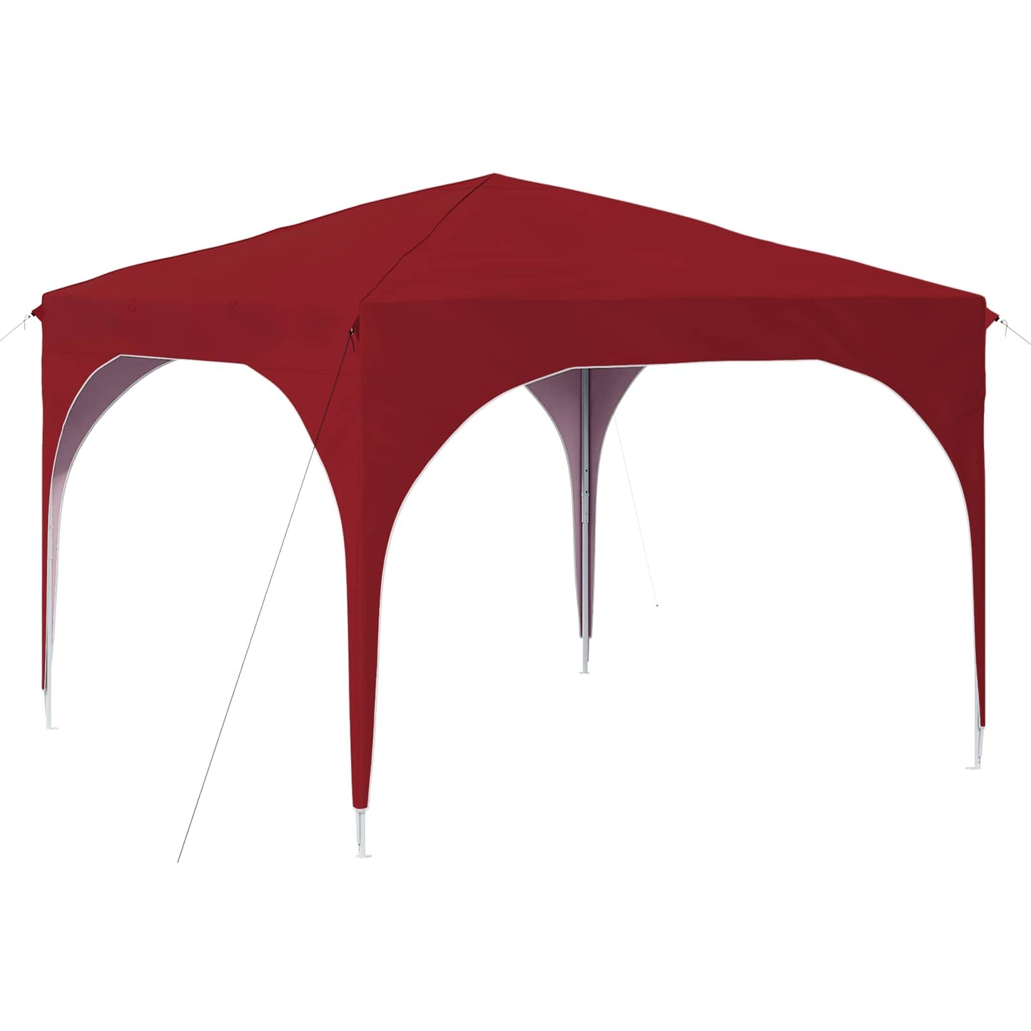Pop-up Festtelt 290 x 290 x 245 cm Bordeaux