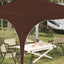 Pop-up Festtelt 290 x 290 x 245 cm Brun