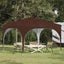 Pop-up Festtelt 290 x 290 x 245 cm Brun