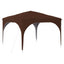 Pop-up Festtelt 290 x 290 x 245 cm Brun