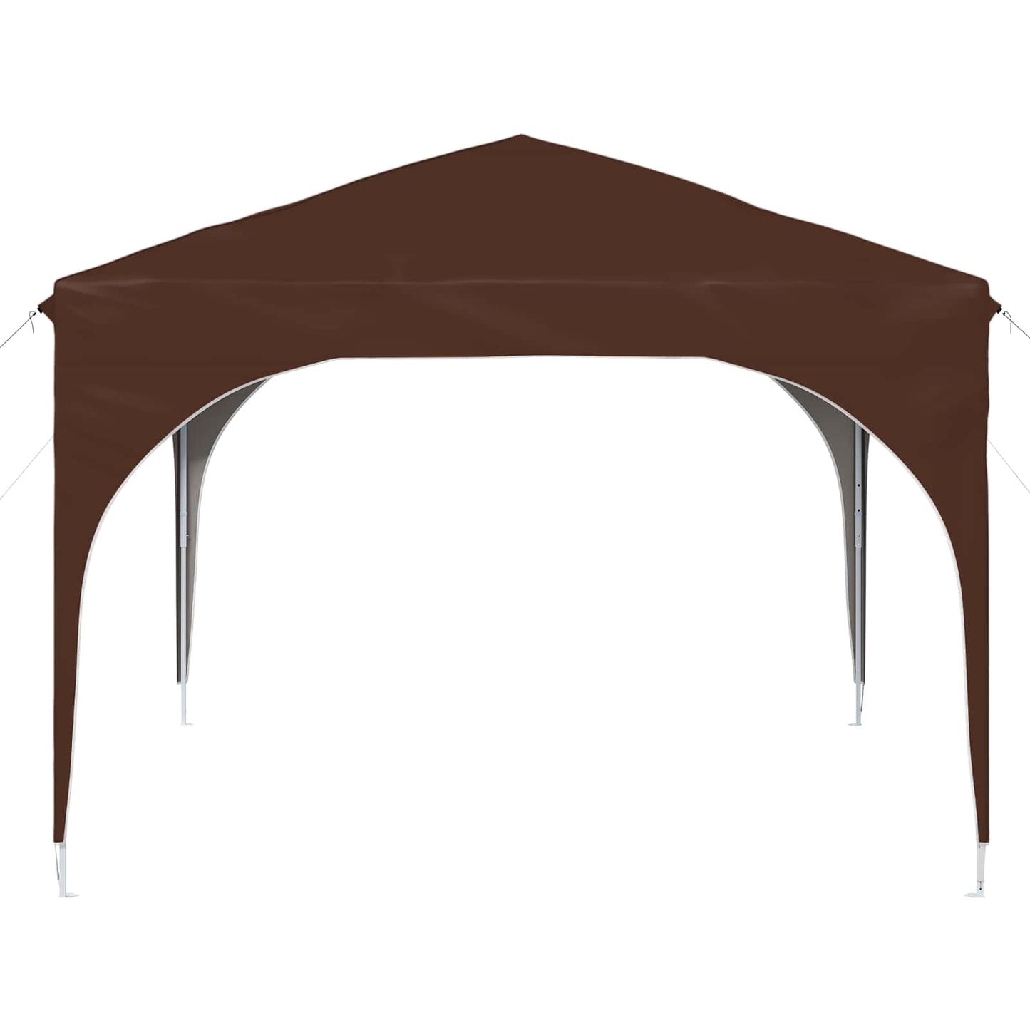 Pop-up Festtelt 290 x 290 x 245 cm Brun