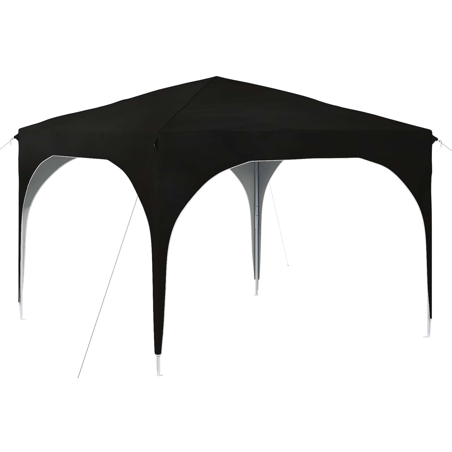 Pop-up Festtelt 290 x 290 x 245 cm Sort