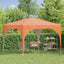 Pop-up Festtelt 290 x 290 x 245 cm Orange
