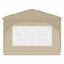Pop-up Festtelt 290 x 290 x 245 cm Cremefarvet