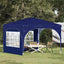 Pop-up Festtelt 290 x 290 x 245 cm Blå