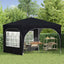 Pop-up Festtelt 290 x 290 x 245 cm Antracit