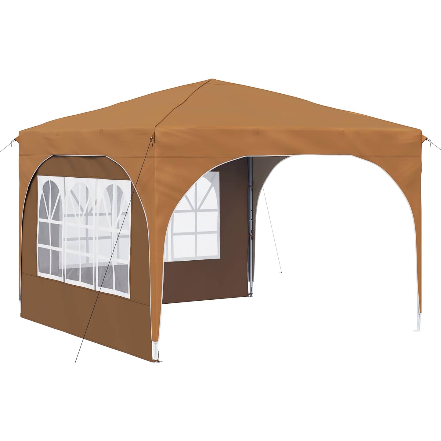 Pop-up Festtelt 290 x 290 x 245 cm Beige