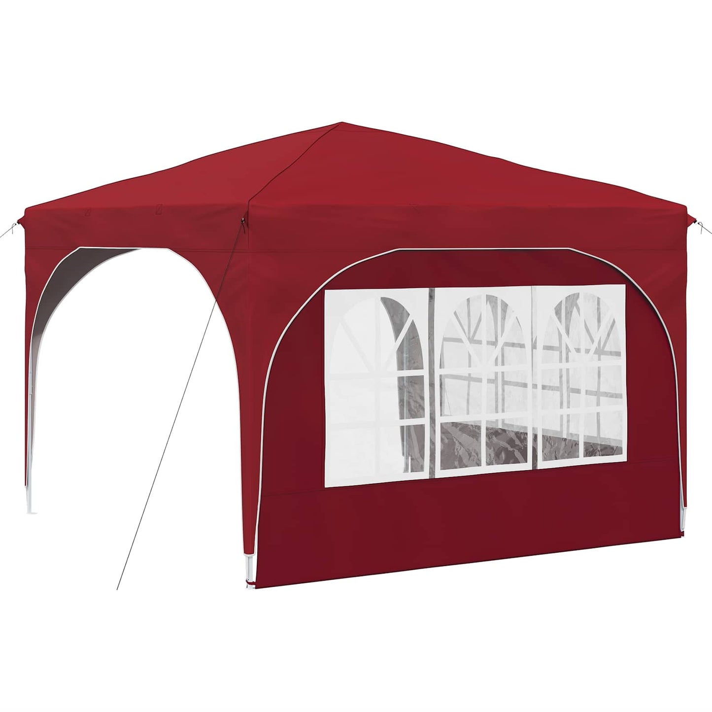 Pop-up Festtelt 290 x 290 x 245 cm Bordeaux