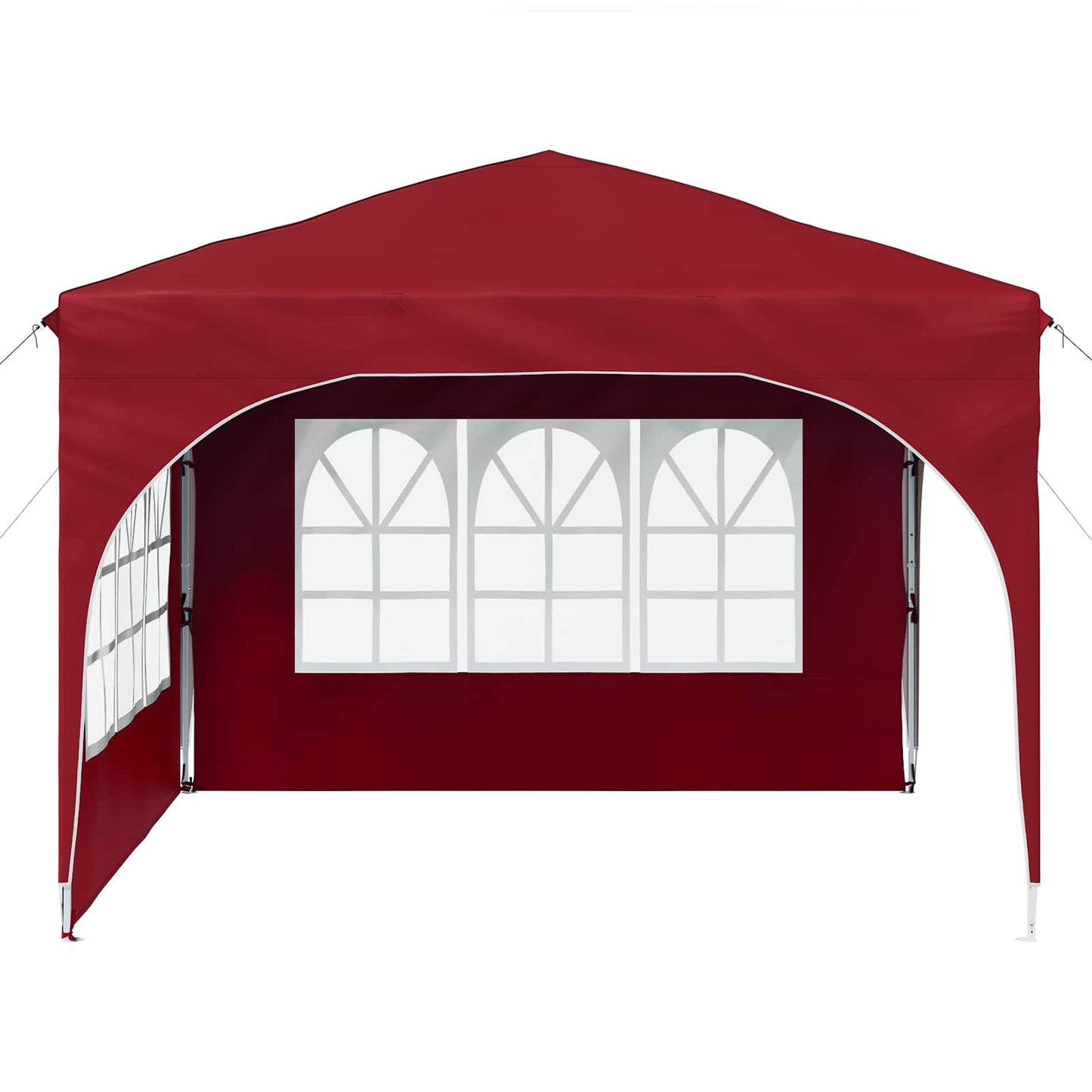 Pop-up Festtelt 290 x 290 x 245 cm Bordeaux