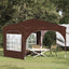 Pop-up Festtelt 290 x 290 x 245 cm Brun