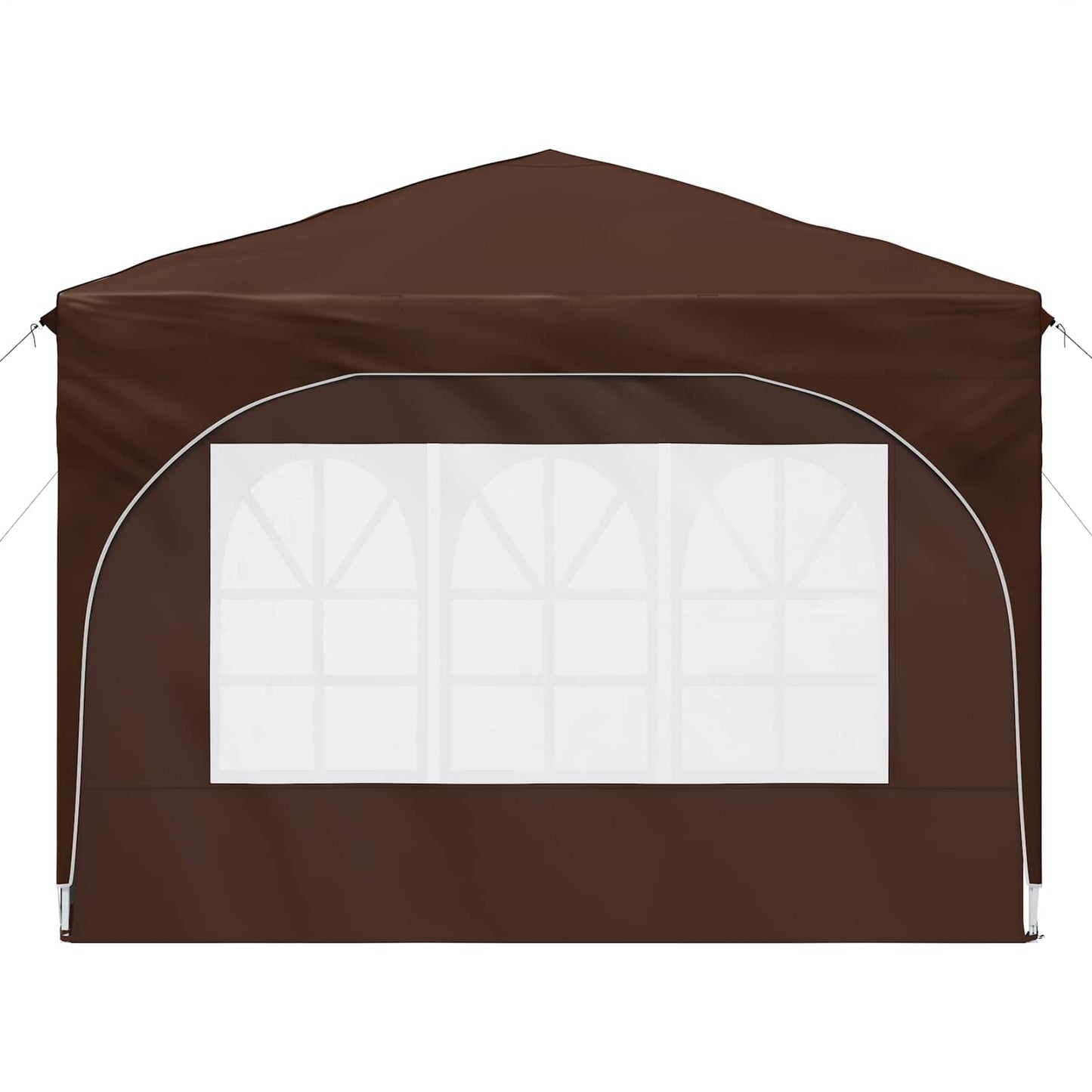 Pop-up Festtelt 290 x 290 x 245 cm Brun
