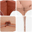 Pop-up Festtelt 290 x 290 x 245 cm Terrakotta