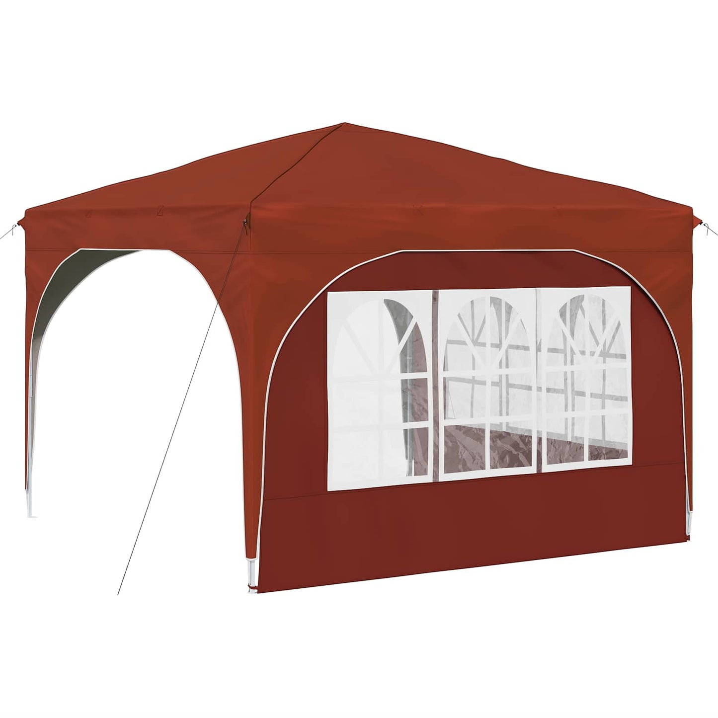 Pop-up Festtelt 290 x 290 x 245 cm Terrakotta