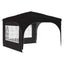 Pop-up Festtelt 290 x 290 x 245 cm Sort