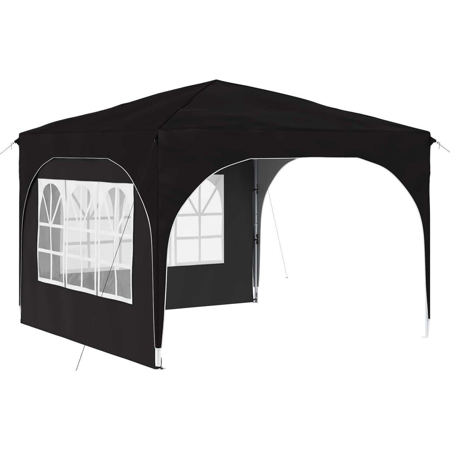 Pop-up Festtelt 290 x 290 x 245 cm Sort
