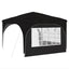 Pop-up Festtelt 290 x 290 x 245 cm Sort