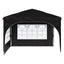 Pop-up Festtelt 290 x 290 x 245 cm Sort