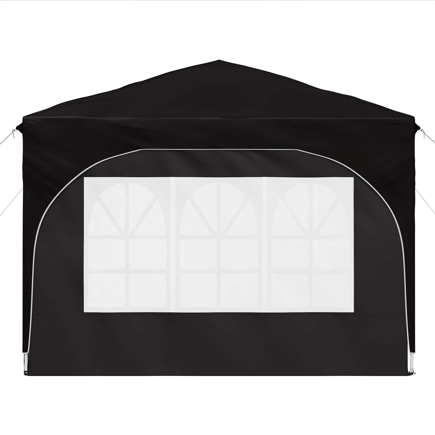 Pop-up Festtelt 290 x 290 x 245 cm Sort
