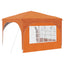 Pop-up Festtelt 290 x 290 x 245 cm Orange