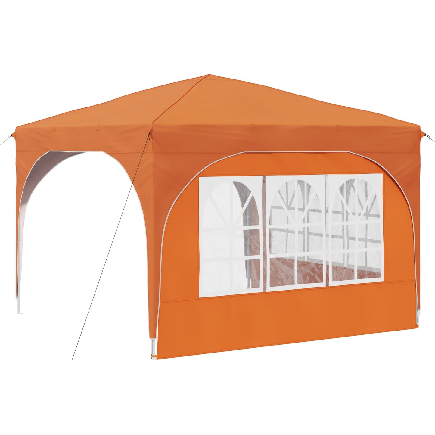 Pop-up Festtelt 290 x 290 x 245 cm Orange