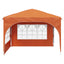 Pop-up Festtelt 290 x 290 x 245 cm Orange