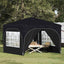 Pop-up Festtelt 290 x 290 x 245 cm Antracit