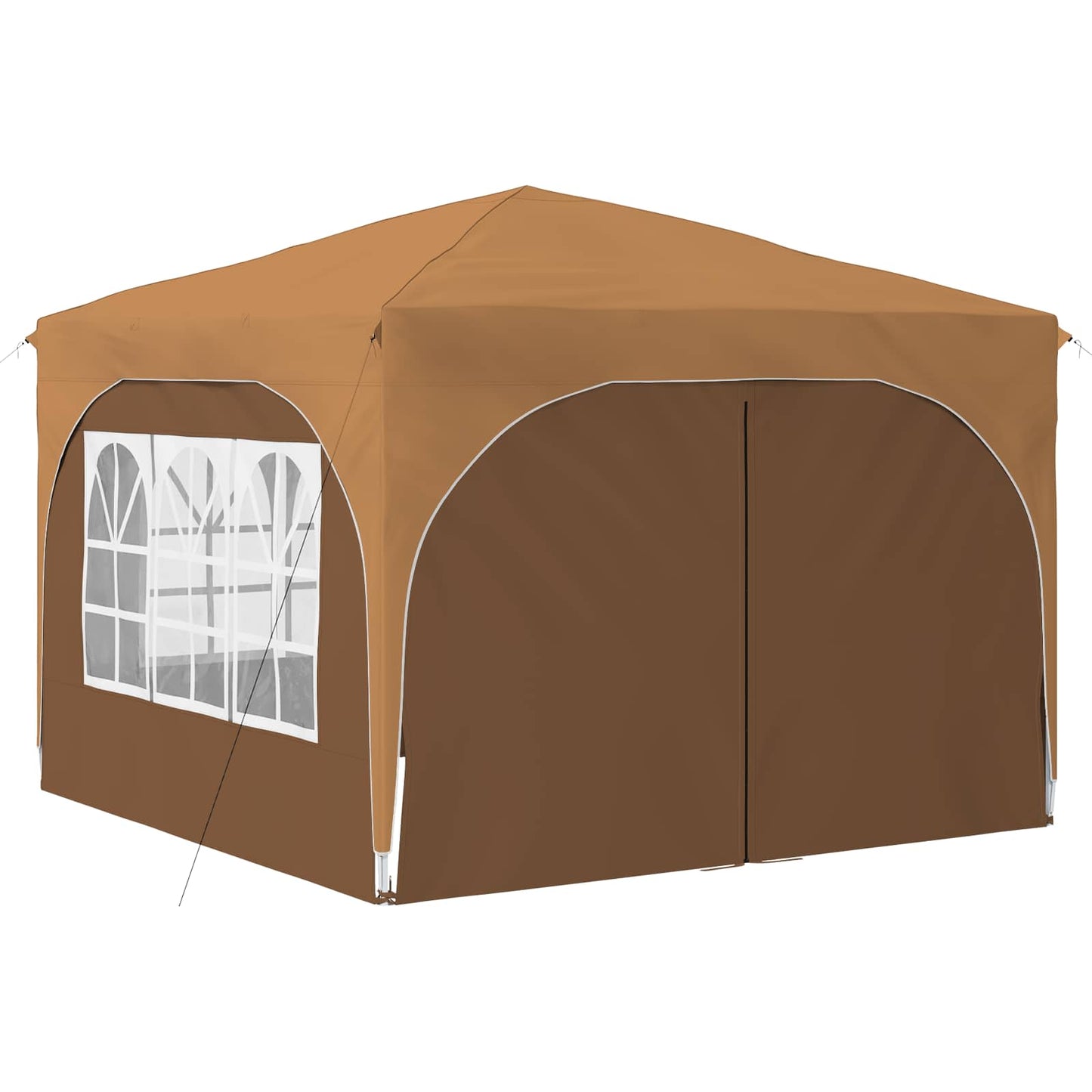 Pop-up Festtelt 290 x 290 x 245 cm Beige