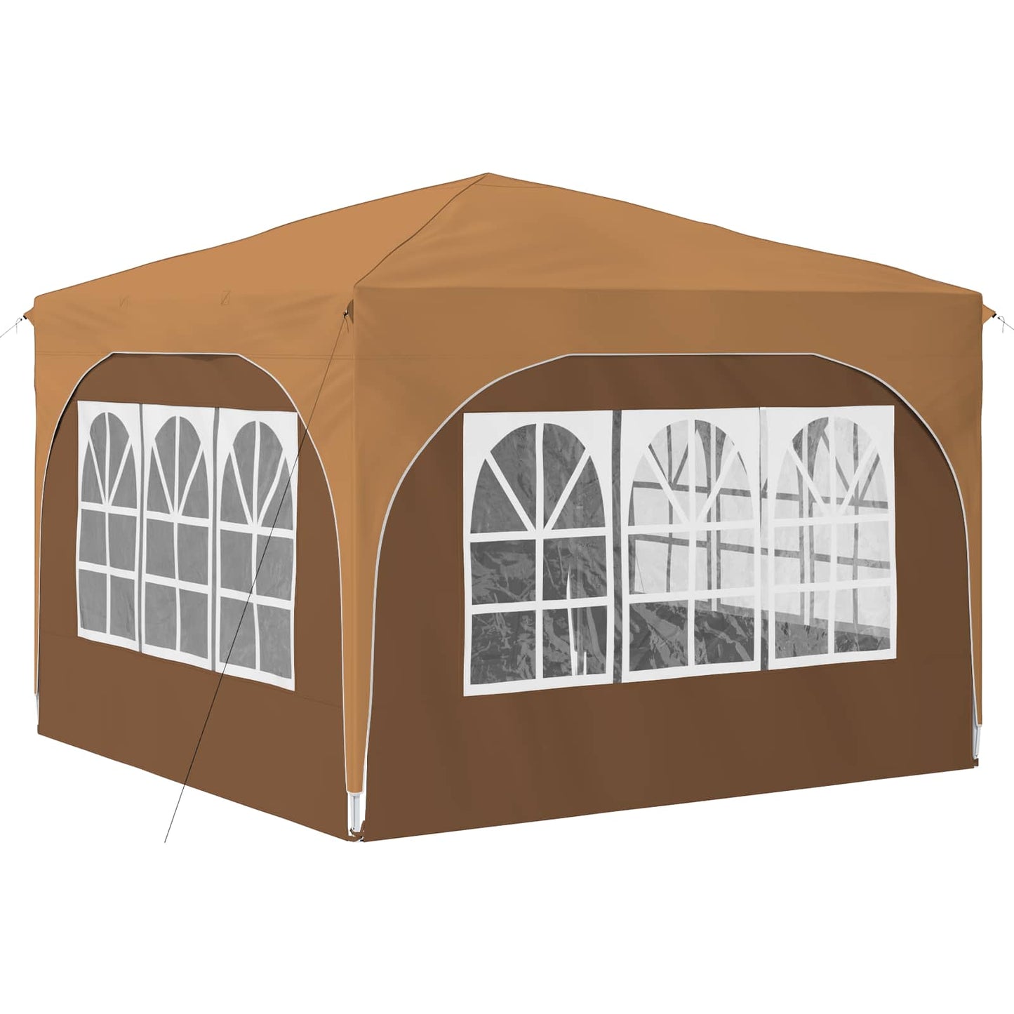 Pop-up Festtelt 290 x 290 x 245 cm Beige