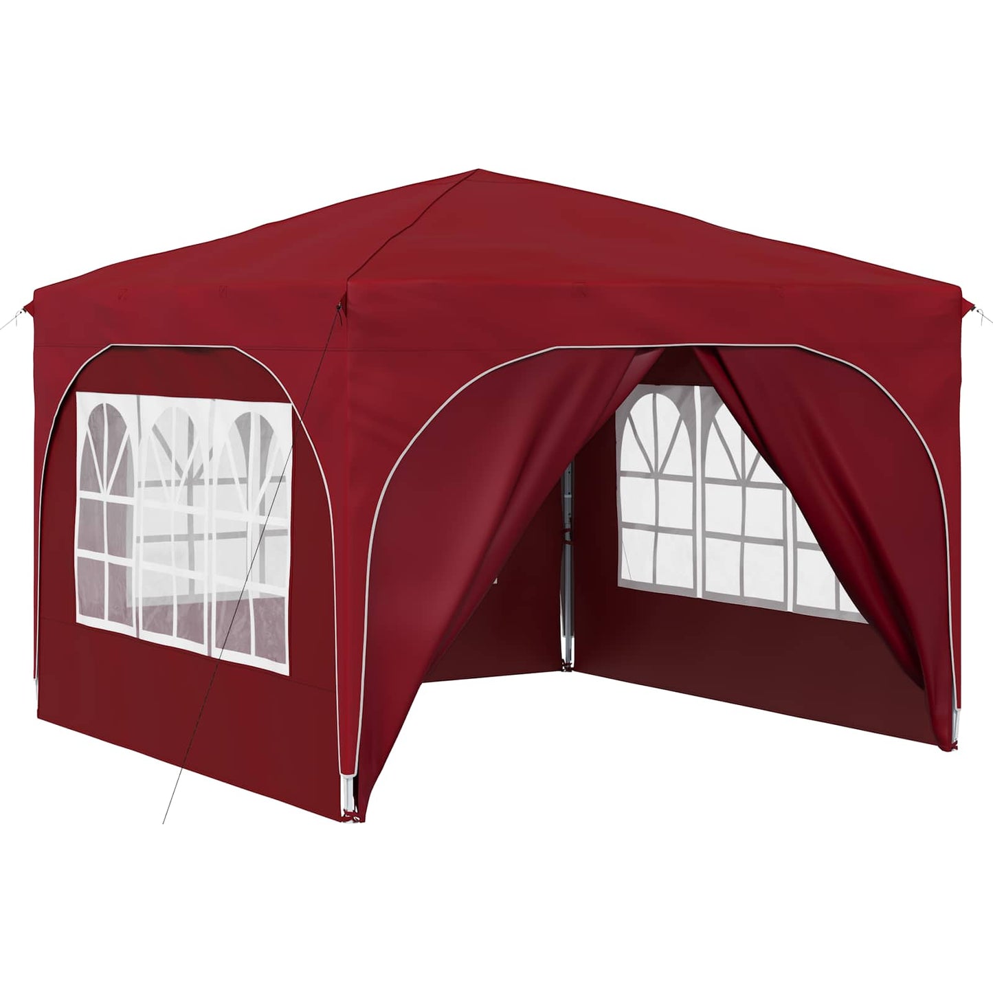 Pop-up Festtelt 290 x 290 x 245 cm Bordeaux