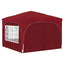 Pop-up Festtelt 290 x 290 x 245 cm Bordeaux