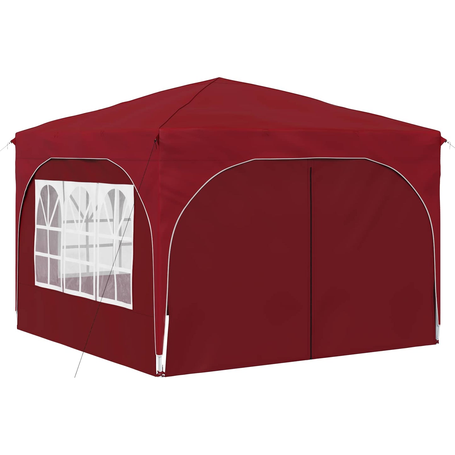 Pop-up Festtelt 290 x 290 x 245 cm Bordeaux