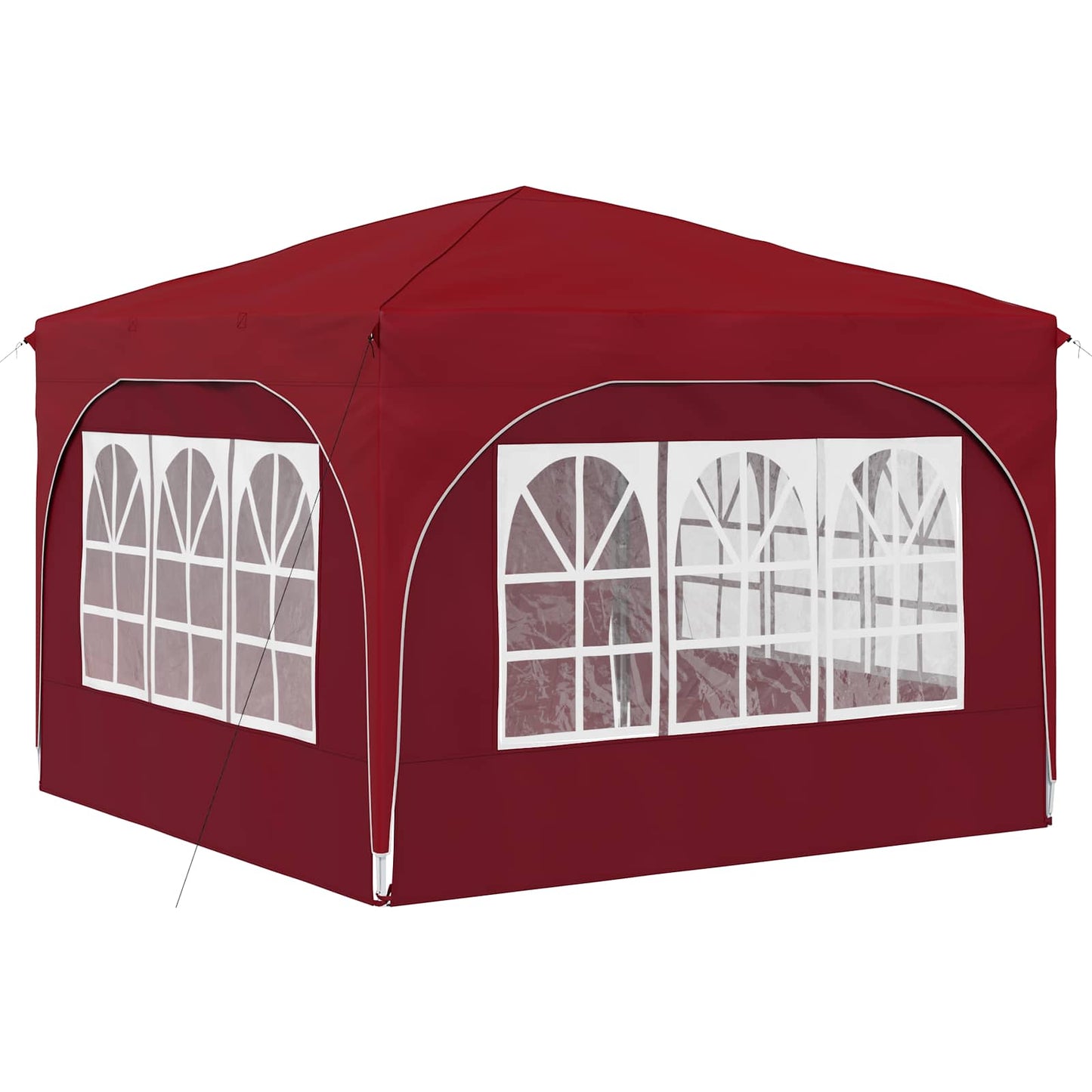 Pop-up Festtelt 290 x 290 x 245 cm Bordeaux