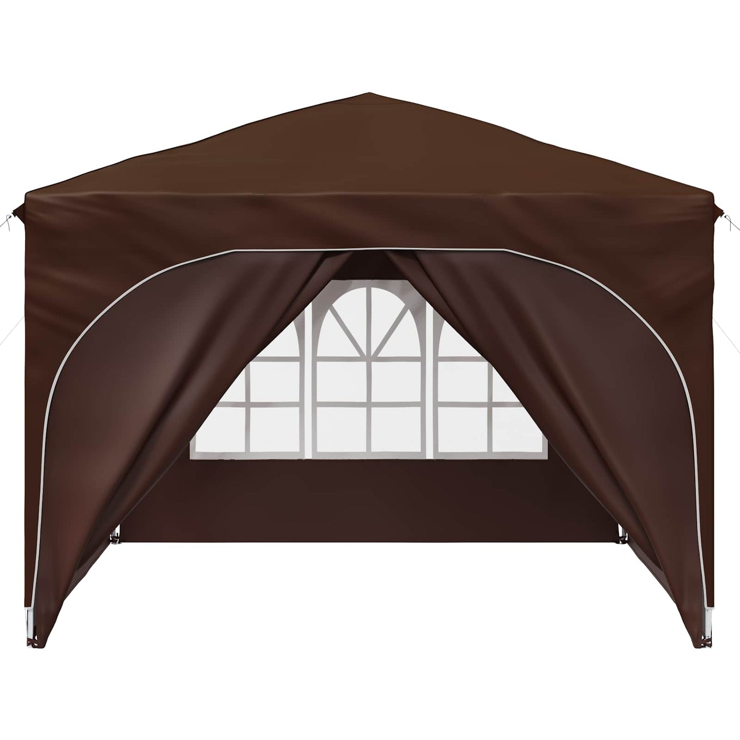 Pop-up Festtelt 290 x 290 x 245 cm Brun