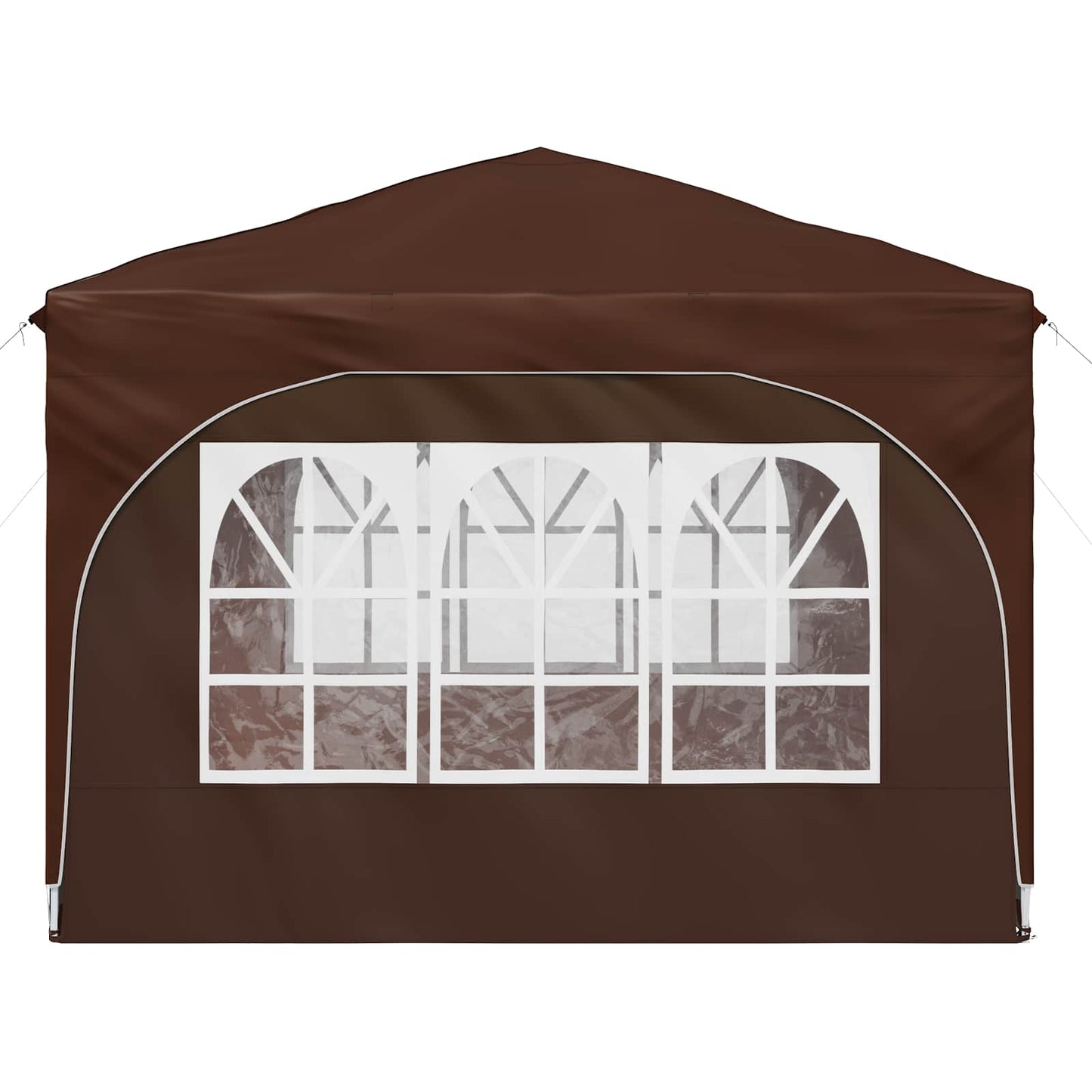 Pop-up Festtelt 290 x 290 x 245 cm Brun