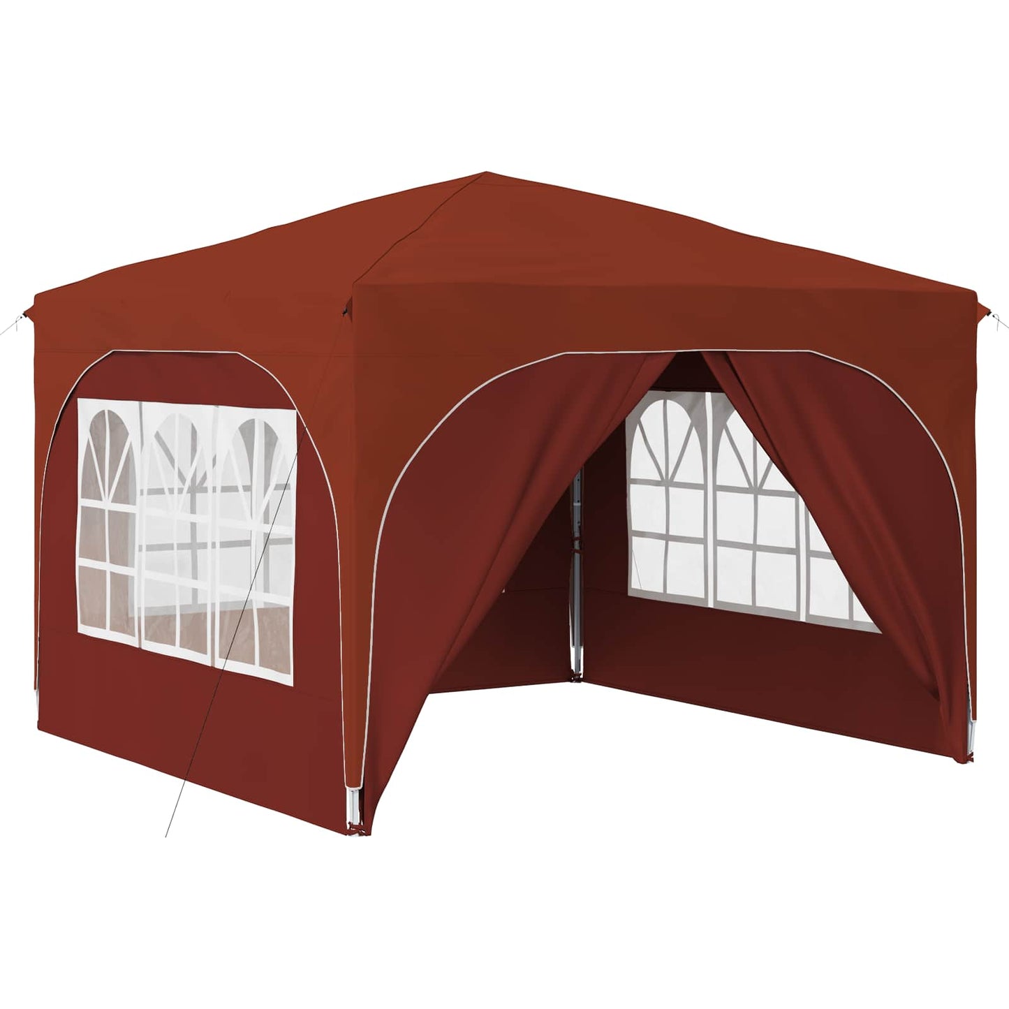 Pop-up Festtelt 290 x 290 x 245 cm Terrakotta